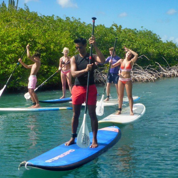 Stand-Up Paddling 7 Sup Curacao tour con guía