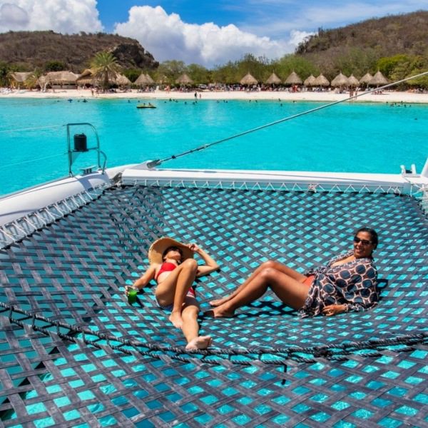 Cruzeiro na costa oeste - Catamarã 6 Catamarã da Costa Oeste BlueFinn Curaçao Cas Abou