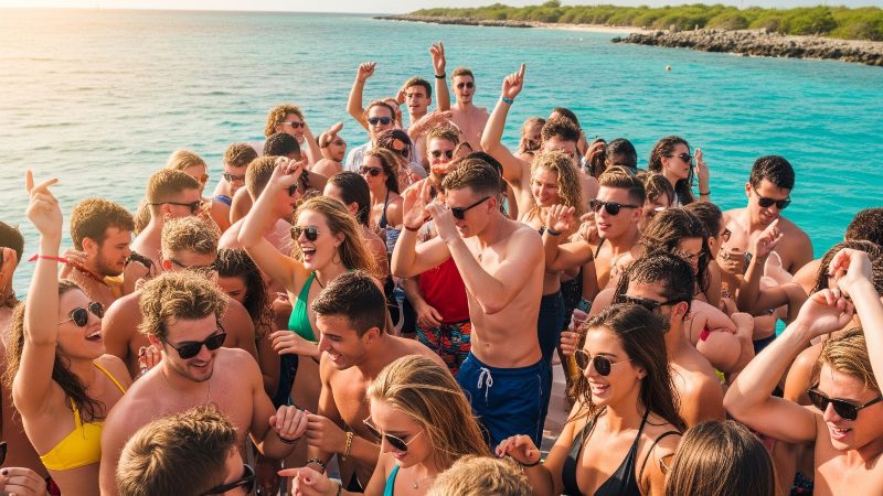 Privé boot Curacao 8 fuik boat party sunday curacao