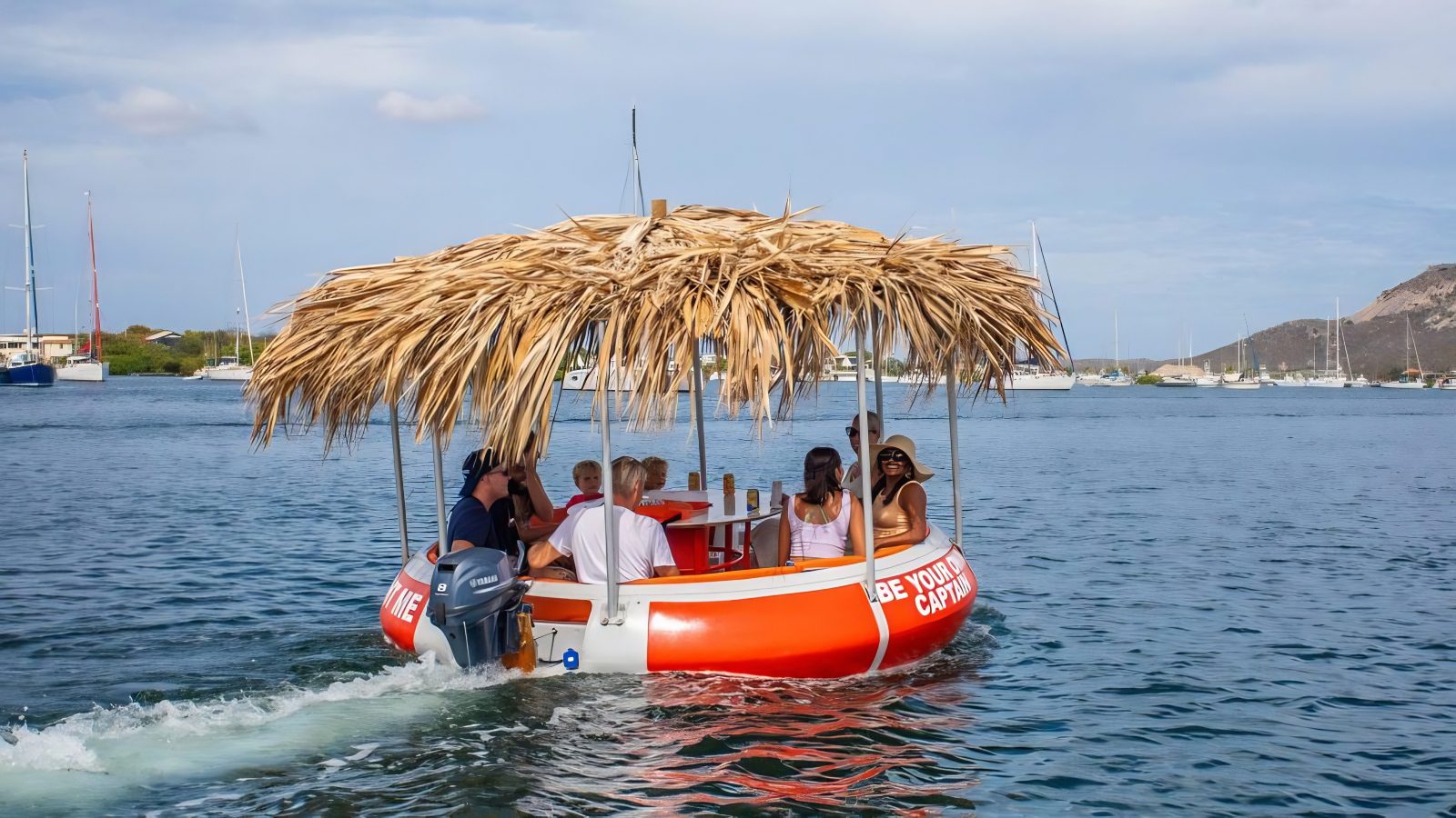 Tiki Boat Curacao BBQ
