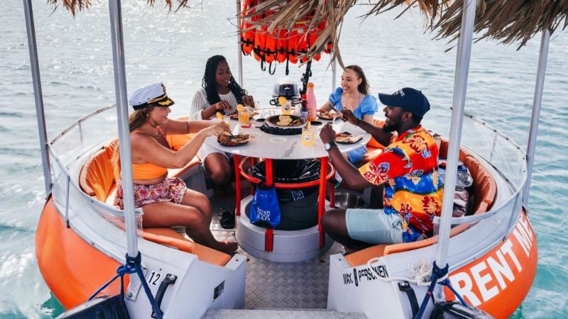 Ronde BBQ bootjes (Tiki boats) 5 Tiki Small bbq 800x450 1