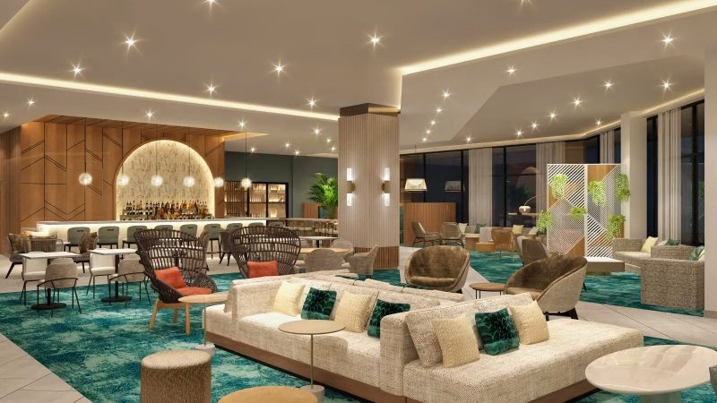 Corendon pakketreis Curacao 29 courtyard by mariott curacao lobby 800x450 1