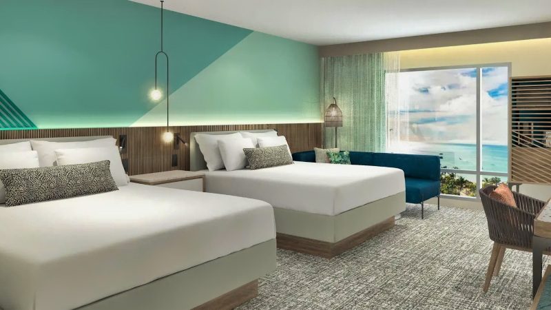 Corendon pakketreis Curacao 28 courtyard by marriott room double queen ocean view 800x450 1