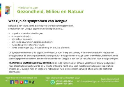 Dengue op Curacao 12 Dengue Curacao | Symptomen dengue