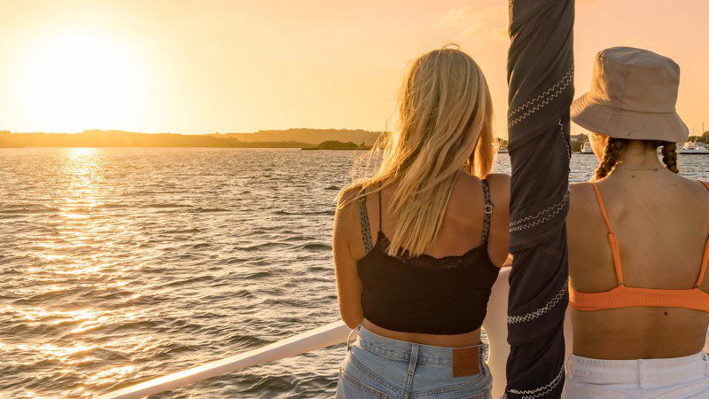 Sunset trips 5 Sunset Sail Curacao Catamaran Irie Tours