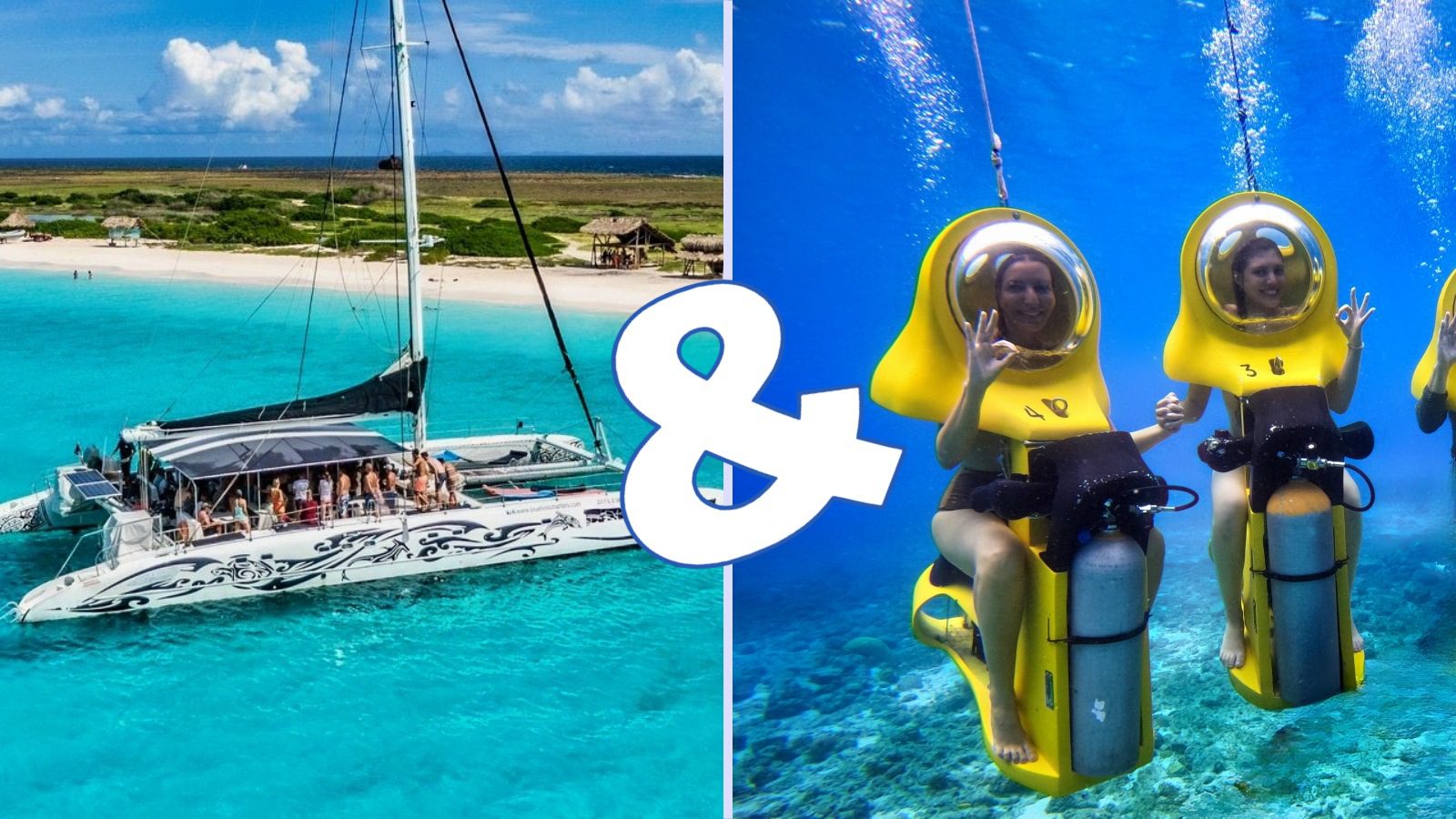 Klein Curacao 16 Korting Klein Curacao Aquafari combi deal