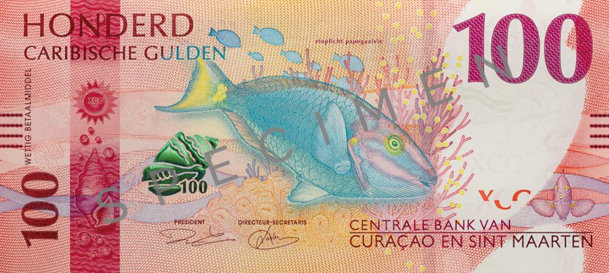 Caribische Gulden 16 100 Caribische Gulden Curacao CG 100