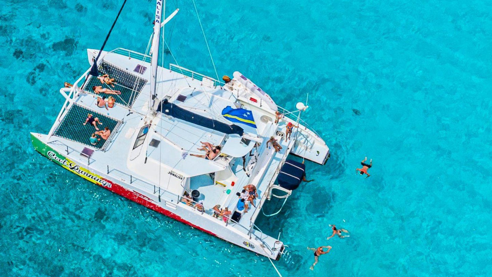 Klein Curacao 20 Irie Tours Klein Curacao Cool Runnings catamaran