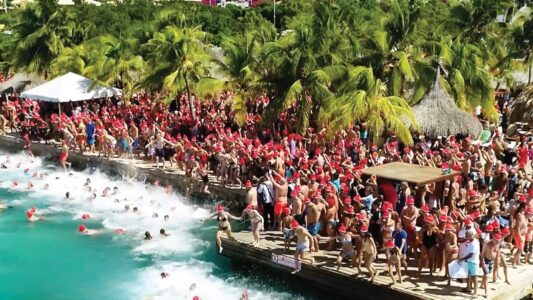 Kerst op Curacao of in Nederland 5 Nieuwjaarsduik Curacao Jan Thiel Zanzibar