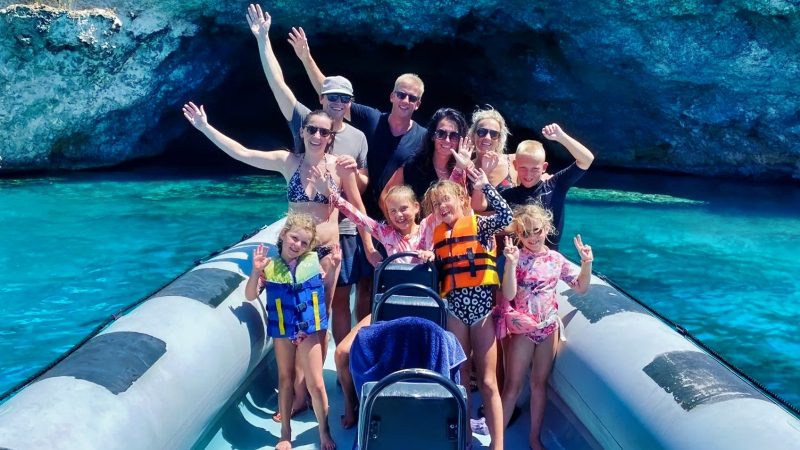 Westcoast Trips 5 Westcoast beach hopping powerboat blue room