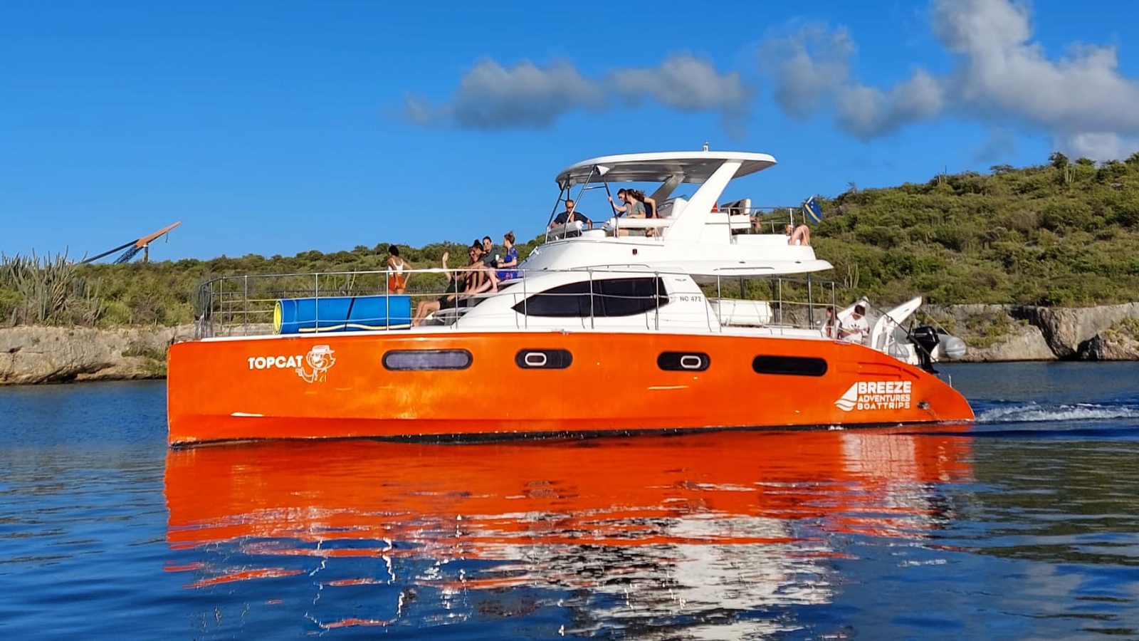 Klein Curacao met TopCat 7 Westcoast Curacao catamaran 1600x900 1